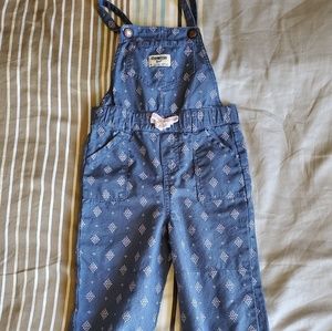 OshKosh Blue Jean Print Overall